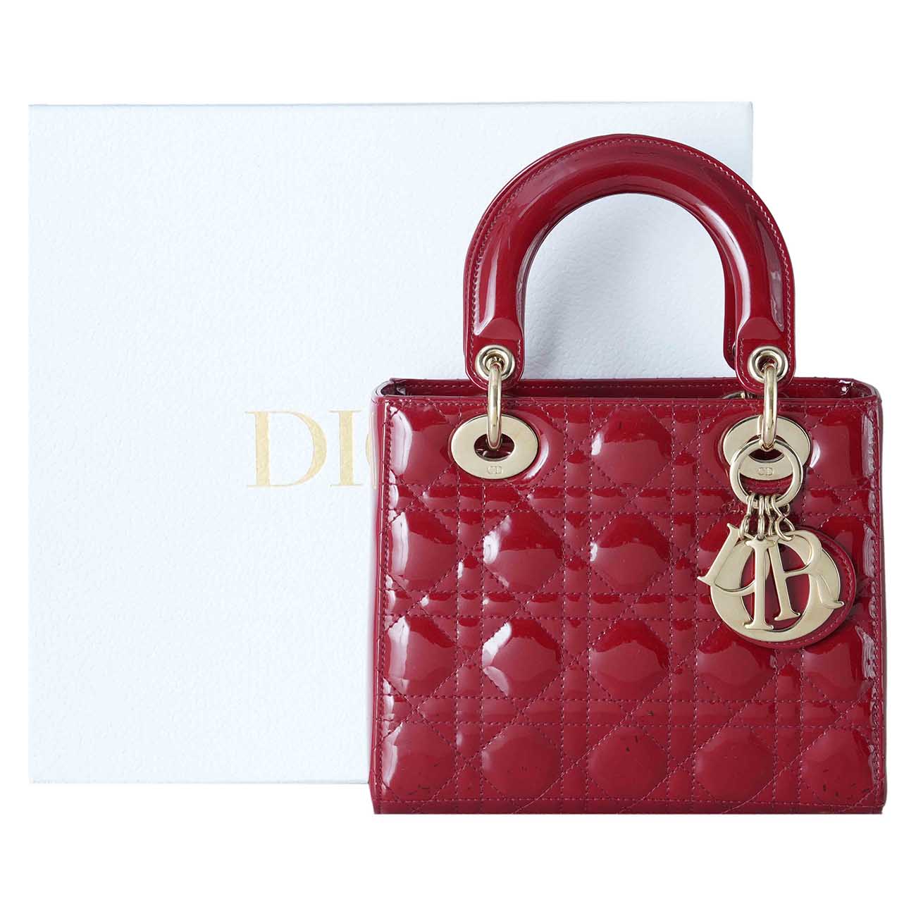 CHRISTIAN DIOR(USED)크리스찬디올 페이던트 레이디디올 스몰 백